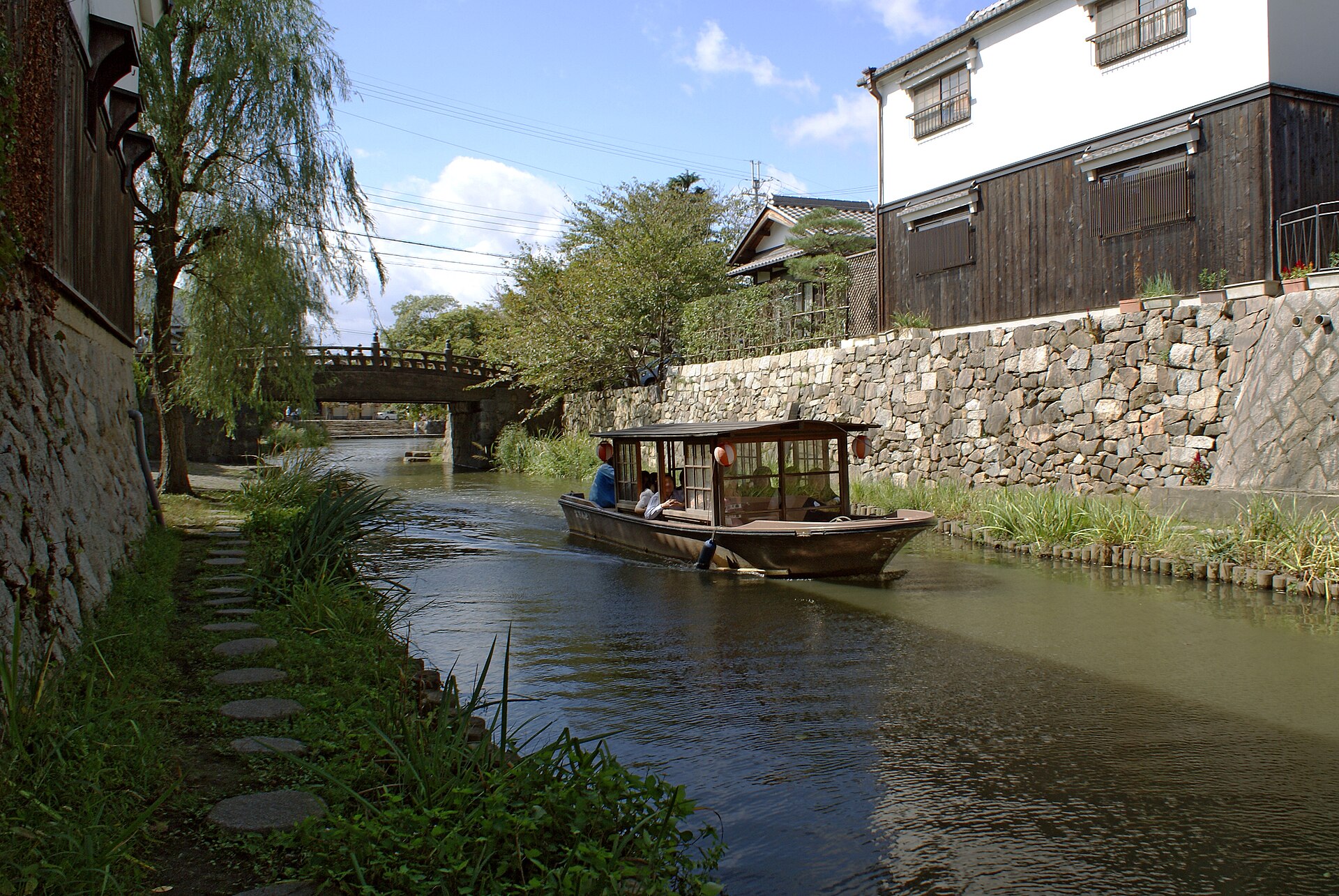 近江八幡の夏の風景